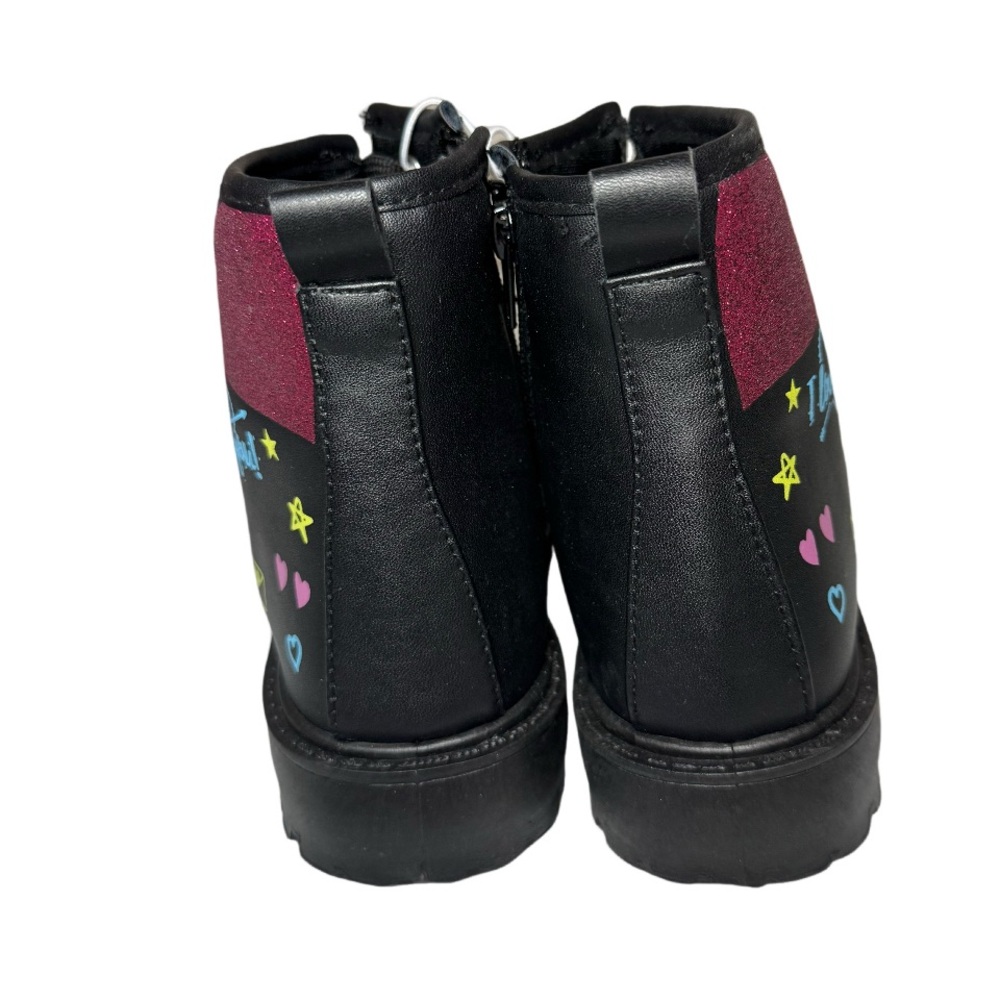 Black Boots with Colorful Graphics new - Picture 3 of 3